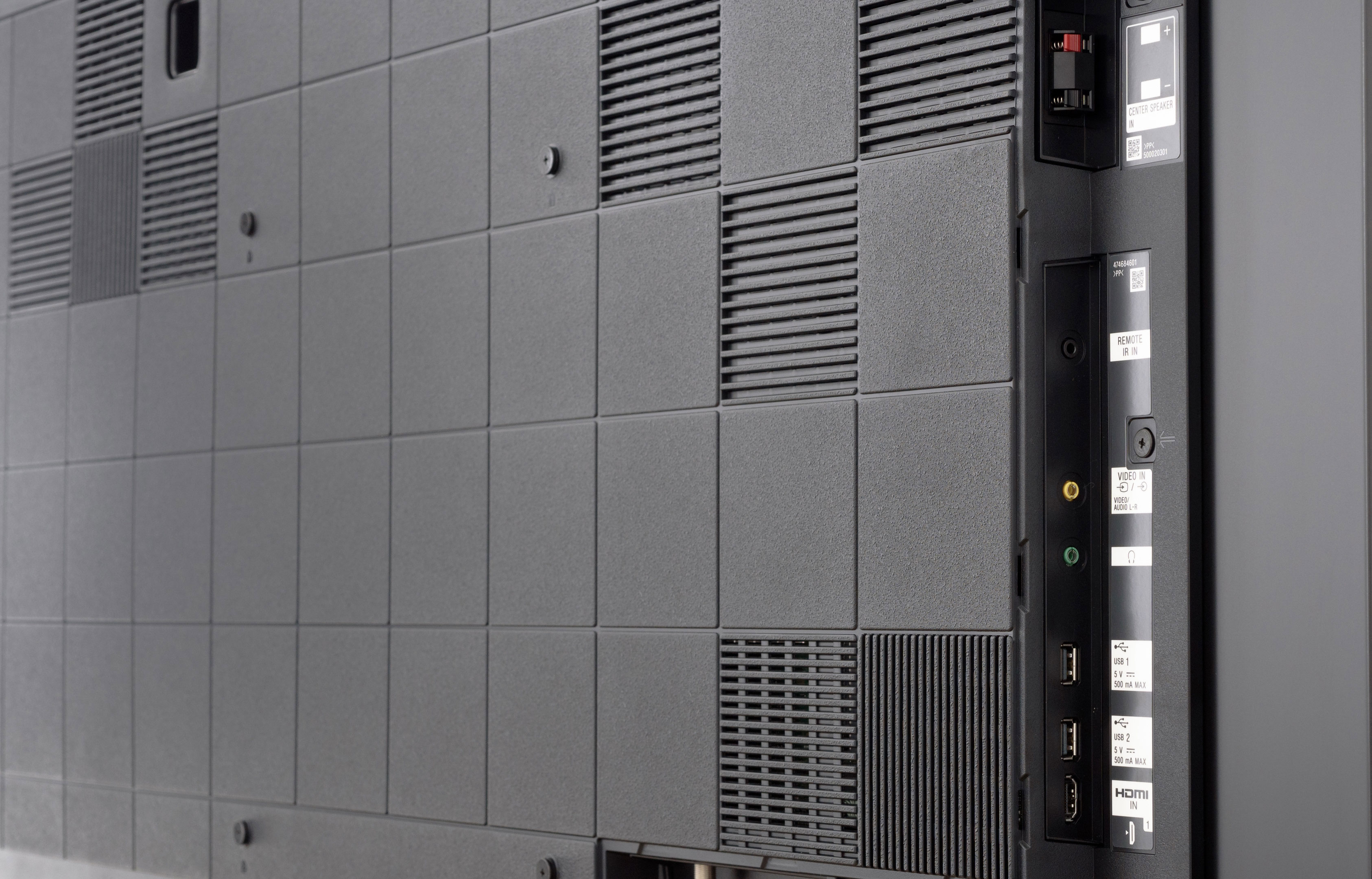 پورت های ورودی خروجی کناری تلویزیون سونی A9G