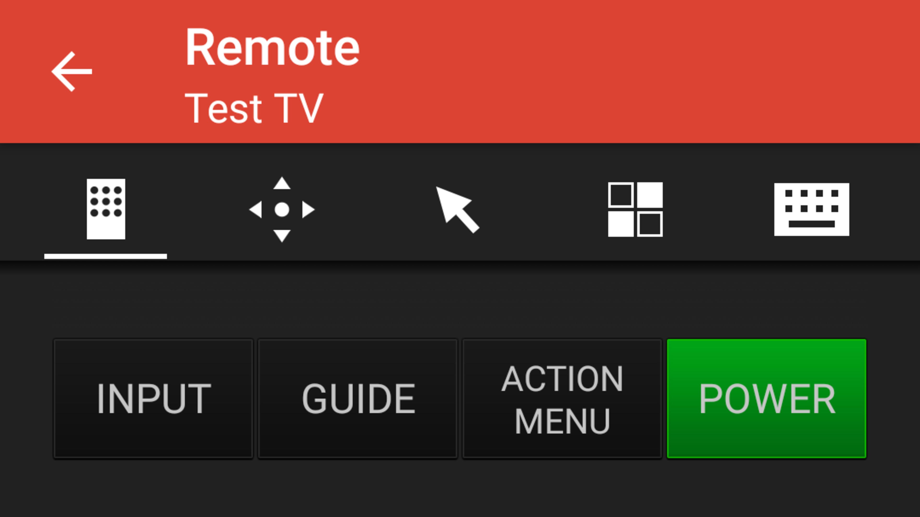 برنامه ریموت کنترل تلویزیون Sony A8G