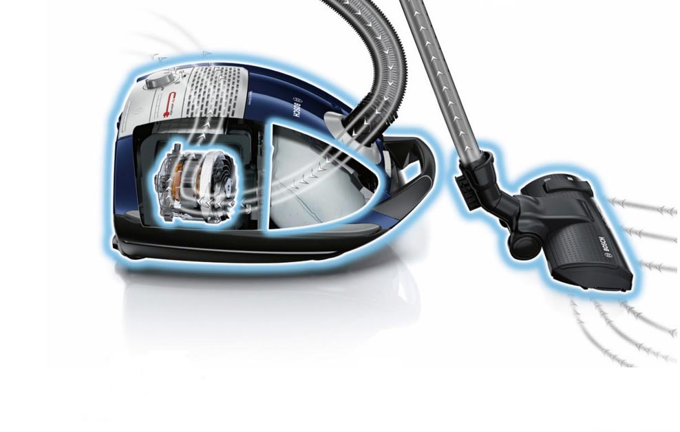 جاروبرقی BSGL5PRO5 با سیستم QuattroPower