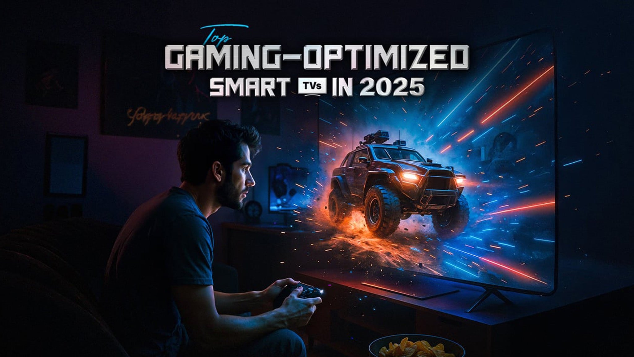 تلویزیون گیمینگ مدل 2025 حرفه ای در دی جی بانه