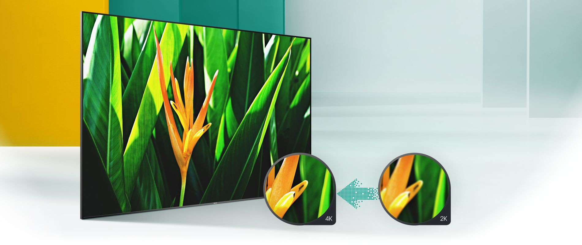 58A7100F هایسنس مجهز به کیفیت تصویر 4K UHD