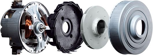 اجزای داخلی موتور جارو برقی هیتاچی CV-SC23V