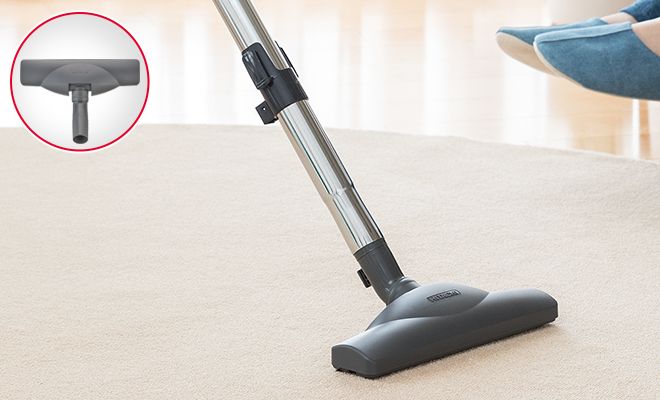 جارو برقی هیتاچی CV-SE230V دارای نازل مخصوص سطوح صاف، قالیچه و فرش می باشد