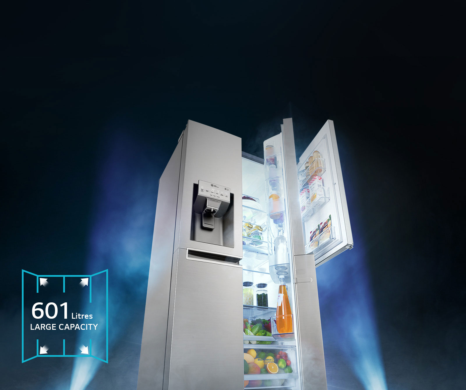 یخچال فریزر ال جی GSJ961NSBV با ظرفیت 601 لیتر
