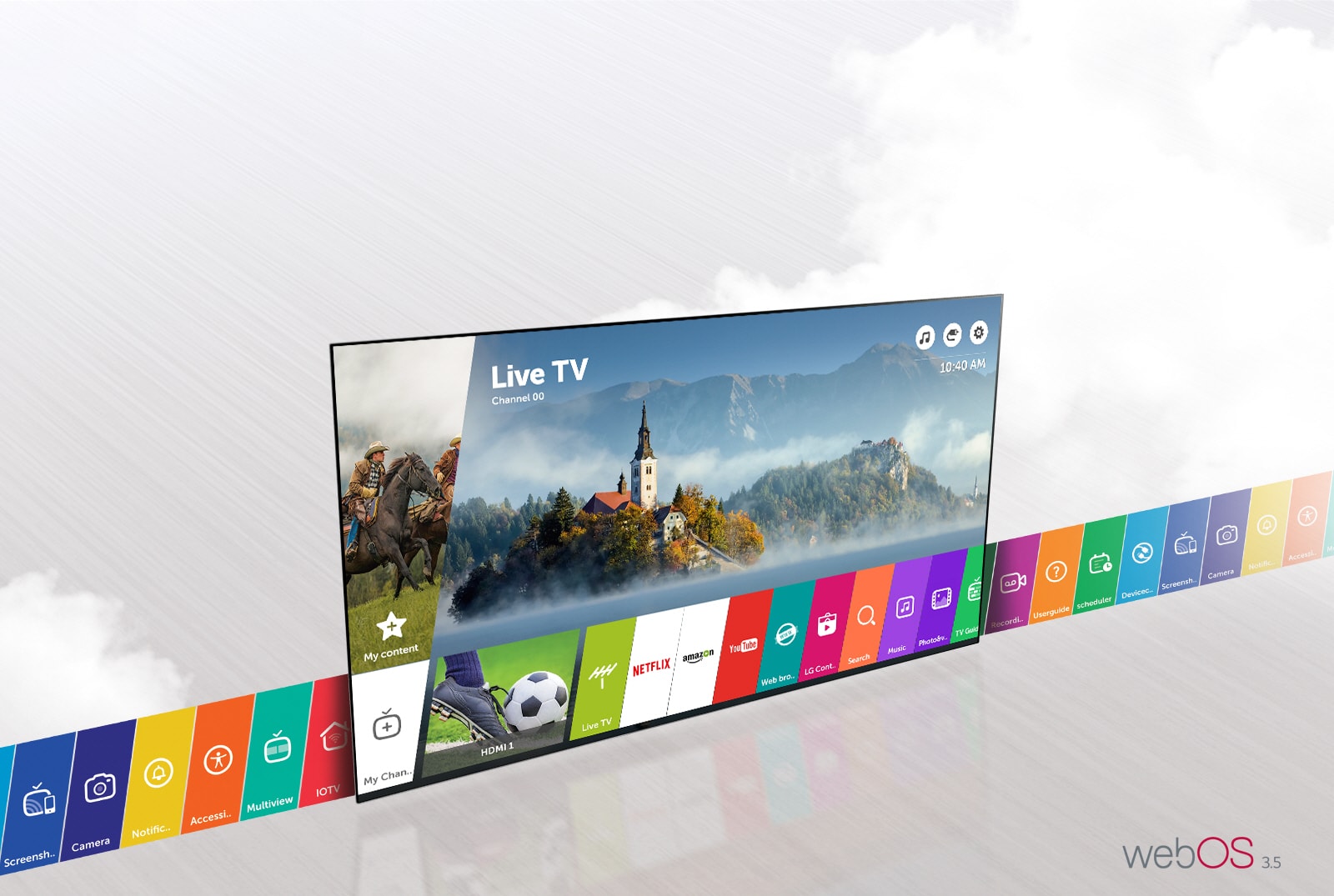 تلویزیون ال جی مدل LJ550V
