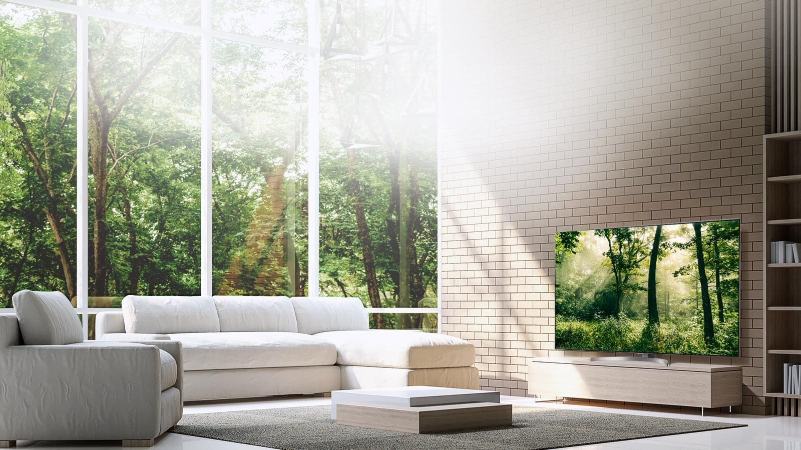 طراحی زیبای تلویزیون suhd ال جی SK8500