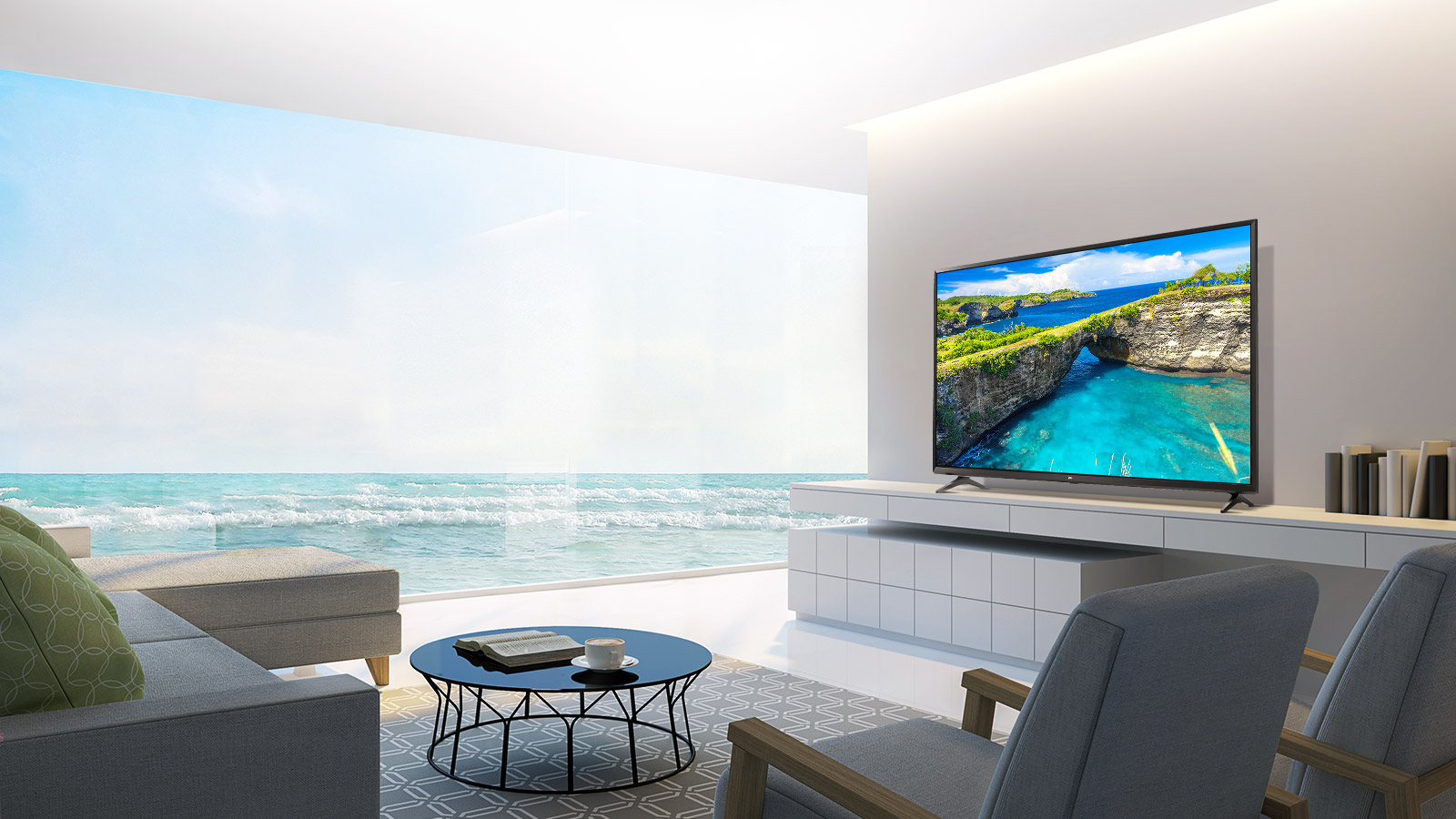 تلویزیون 4K ال جی مدل UK6100