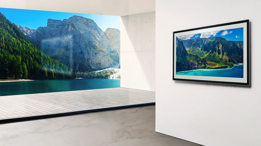 پخش تصاویر زیبا از Gallery Mode تلویزیون ال جی 65C8