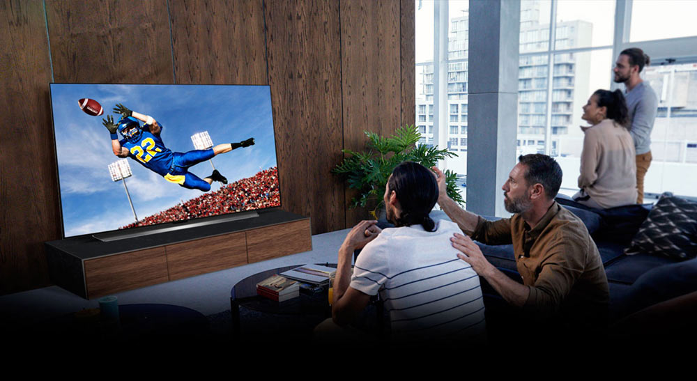 پوشش طیف گسترده رنگ ها در تلویزیون OLED ال جی 77CX