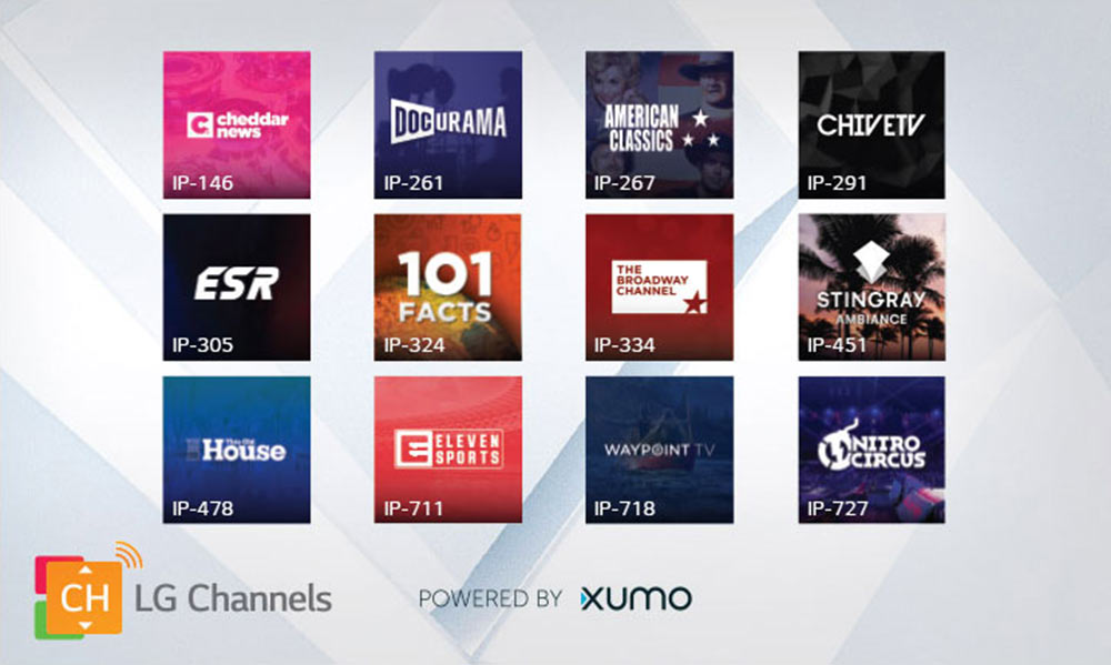 پخش شبکه های برنامه LG Channels در تلویزیون ال جی CX سایز 77