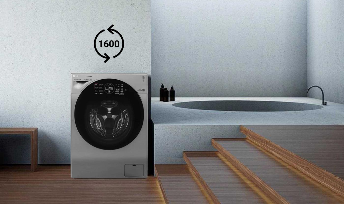 ماشین لباسشویی 1600 دور ال جی FH4G1JCHP6N یکی از بهترین ماشین لباسشویی های بازار محسوب می شود