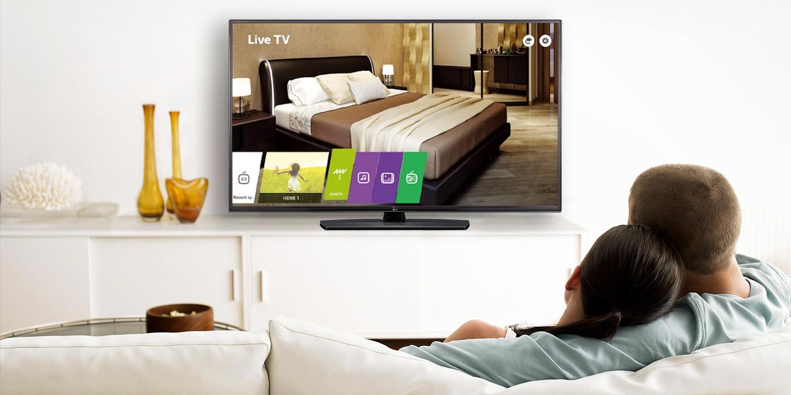 تلویزیون هوشمند ال جی LV751H مجهز به سیستم عامل WebOS 3.0 می باشد