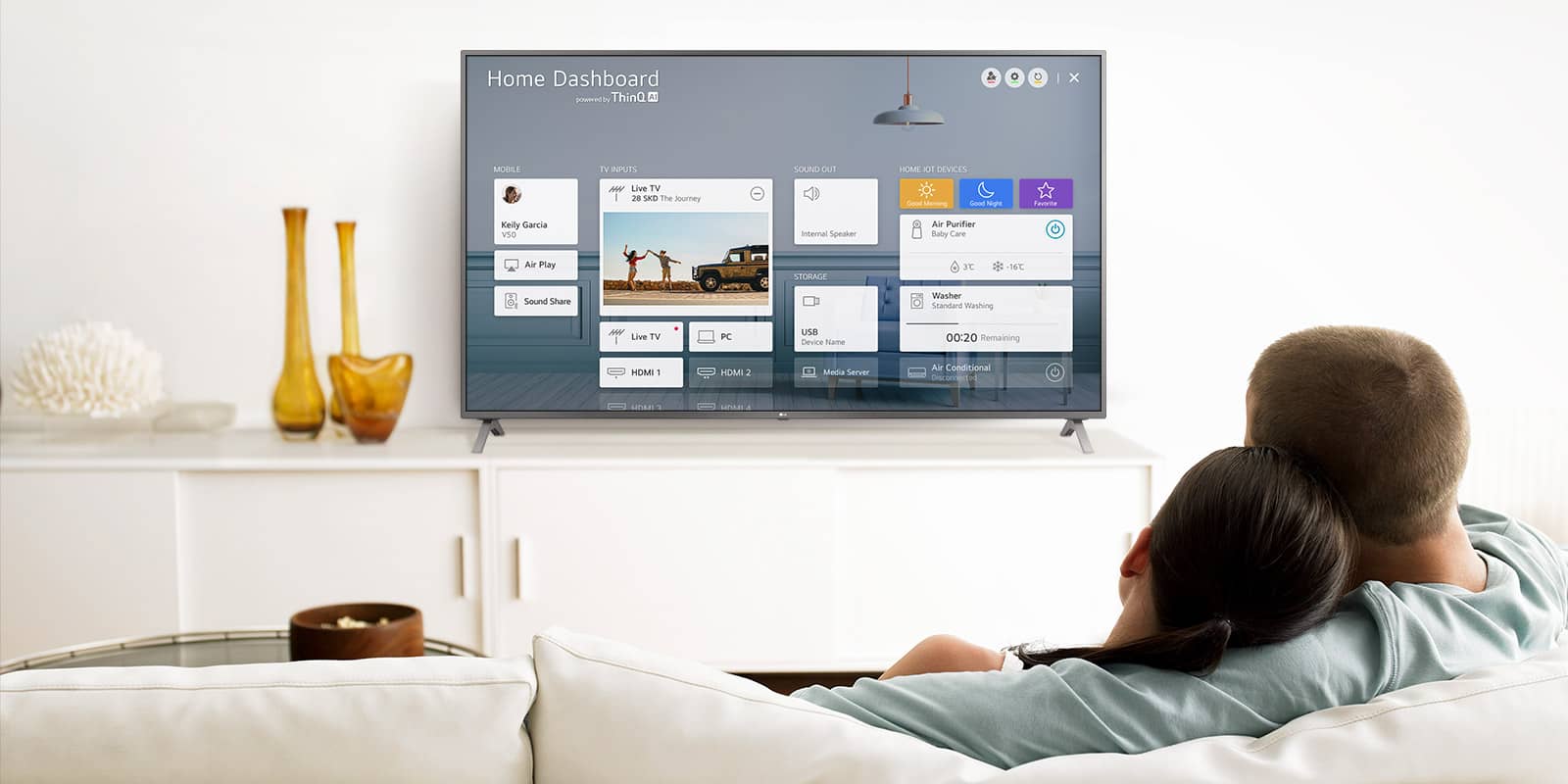 تلویزیون هوشمند LG 65NANO79 با سیستم عامل WebOS 5