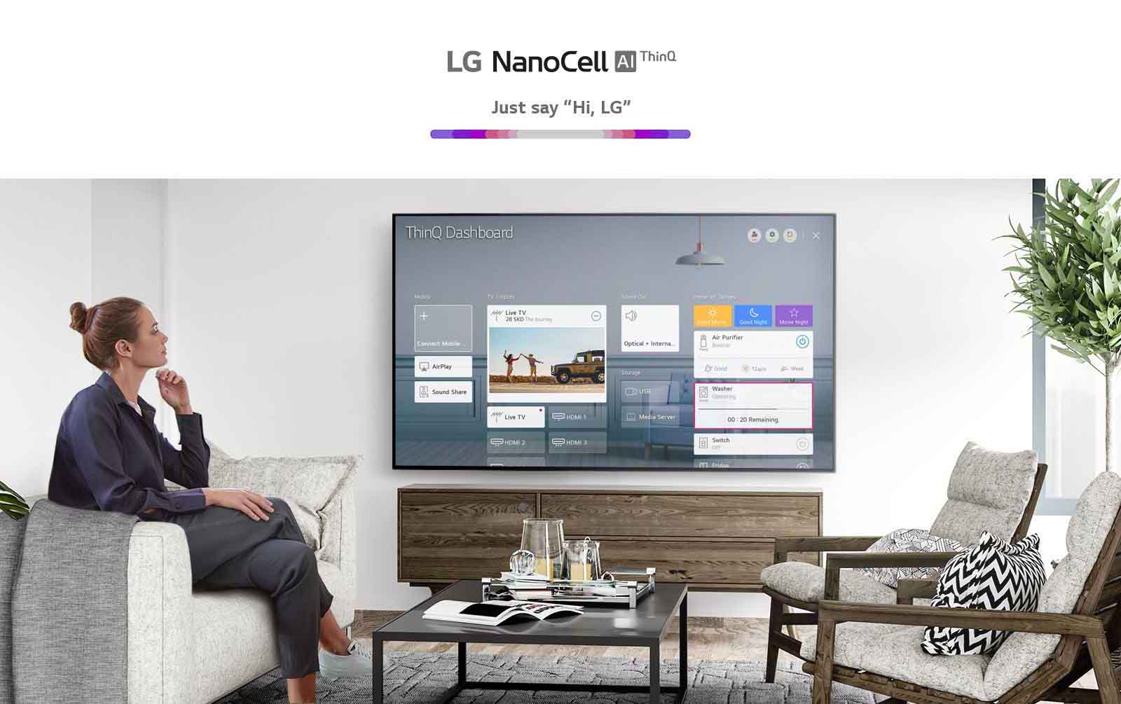تلویزیون هوشمند LG NANO95 با سیستم عامل WebOS 5