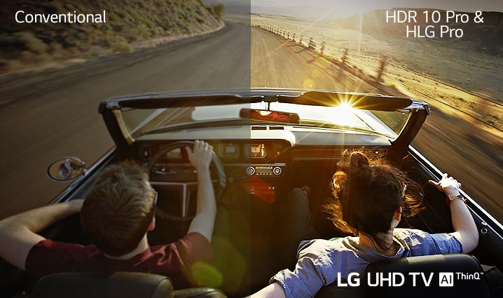فناوری Active HDR در تلویزیون 4K ال جی 55UN711