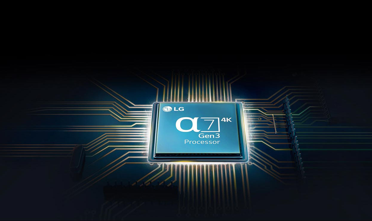 نسل 3 پردازنده آلفا 7 در تلویزیون ال جی UN851
