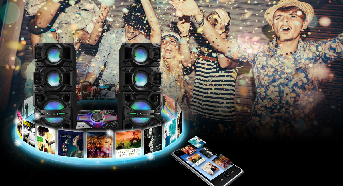 برنامه MAX JUKE و تنظیمات از راه دور سیستم صوتی SC-MAX7000