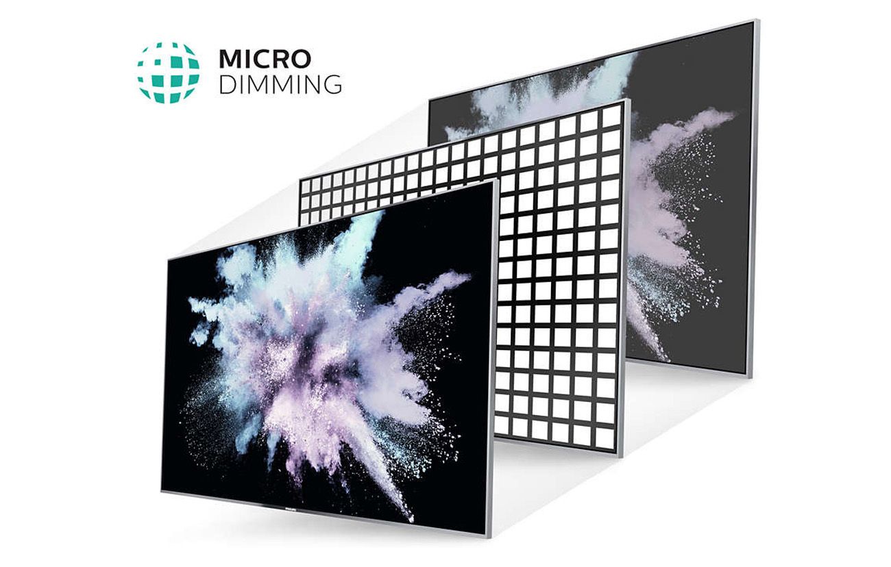 تلویزیون 58PUS6203 فیلیپس مجهز به تکنولوژی Micro Dimming