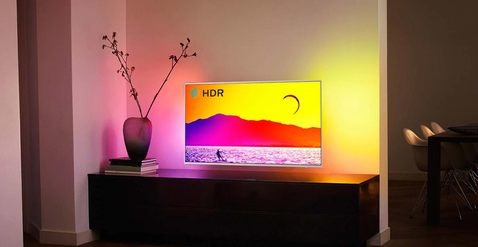 تلویزیون فیلیپس 70PUS8535 دارای تکنولوژی HDR یا High Dynamic Range می باشد