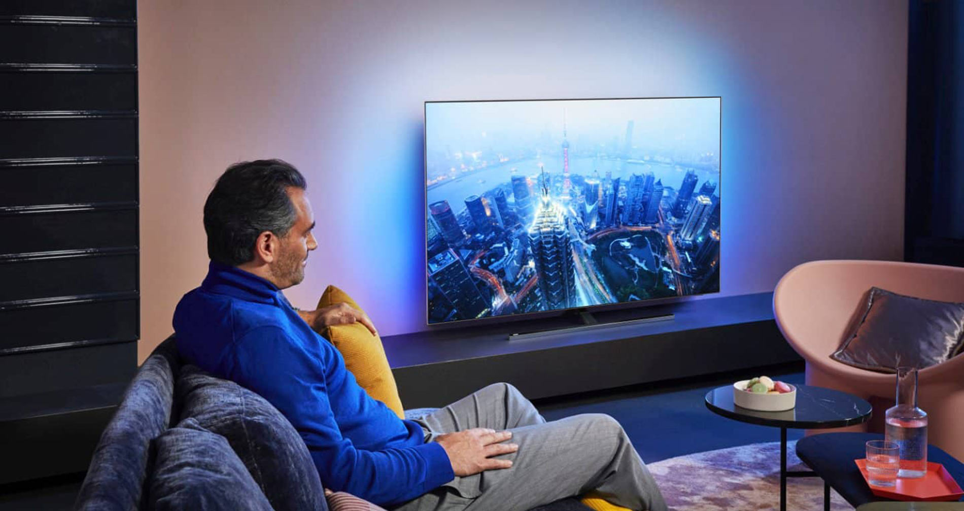 تلویزیون 4K فیلیپس 50PUS8555 رنگ نقره ای