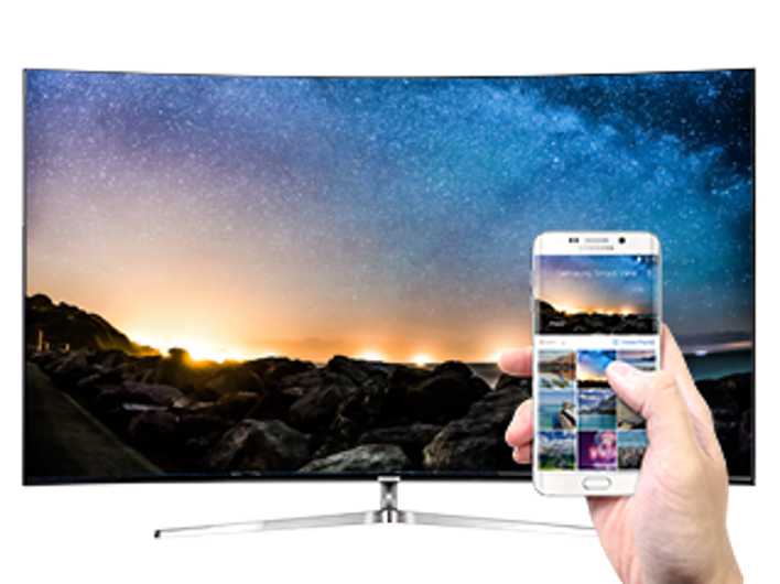 با استفاده از Smart View می توانید محتوای مورد نظر خود را از طریق موبایل روی تلویزیون پخش کنید