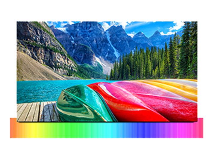 رنگ های دقیق و صحیح در تلویزیون KS9500 سامسونگ