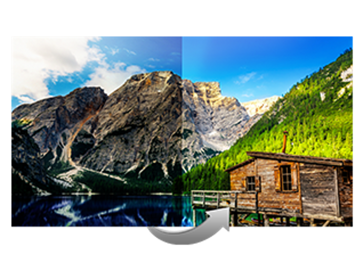 بزرگنمایی و افزایش کیفیت تصاویری که 4K نیستند در تلویزیون سامسونگ KS9500