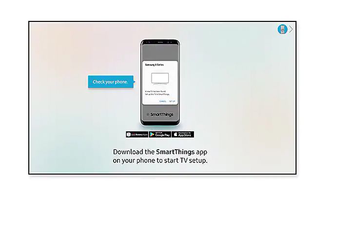 مراحل اتصال تلویزیون سامسونگ NU7100 به موبایل