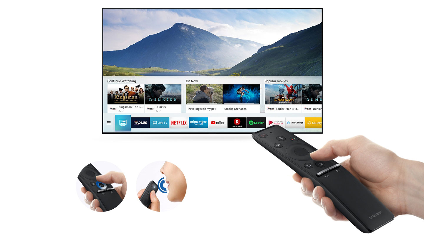 ریموت کنترل همه کاره تلویزیون Samsung NU7400