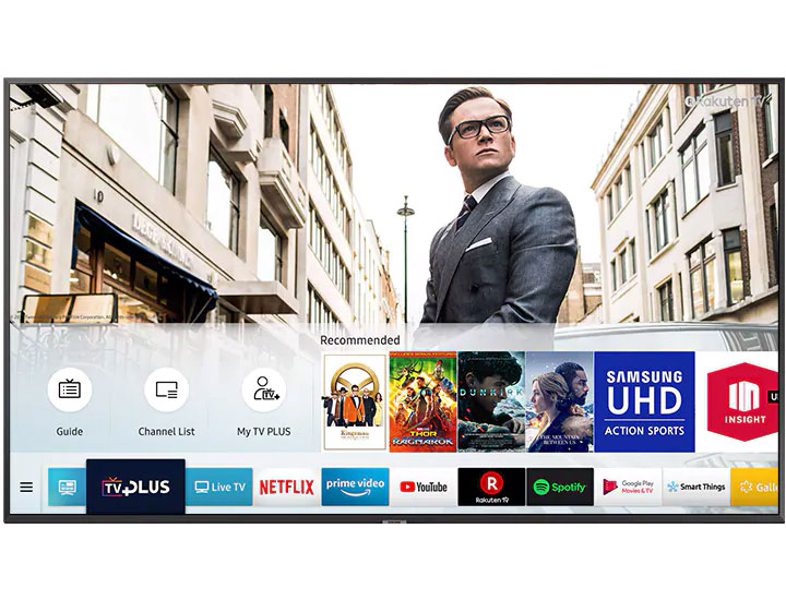 سرویس TV Plus روی تلویزیون سامسونگ NU7400