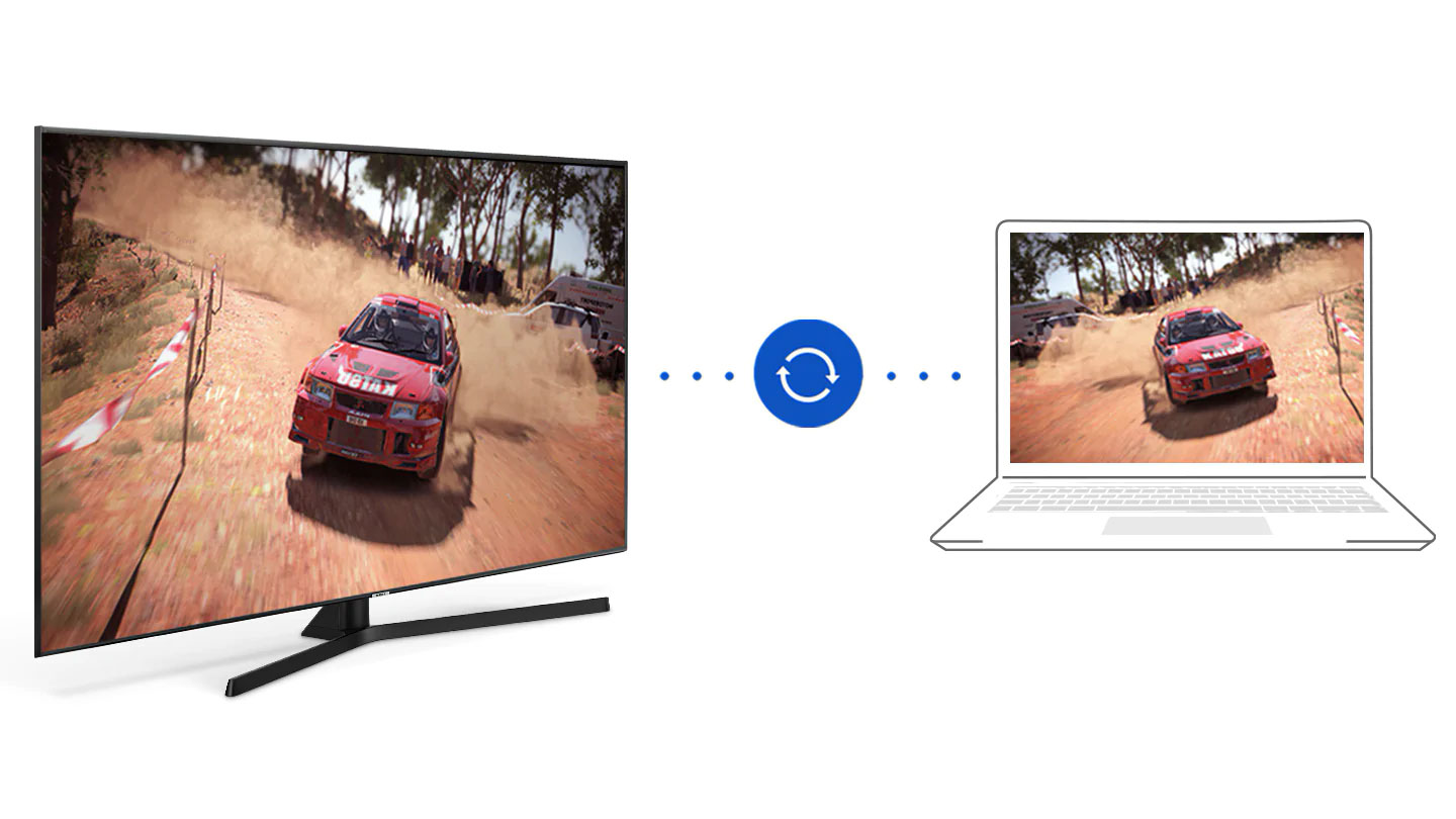 اتصال کامپیوتر به تلویزیون از طریق سرویس Steam Link در تلویزیون سامسونگ NU7400