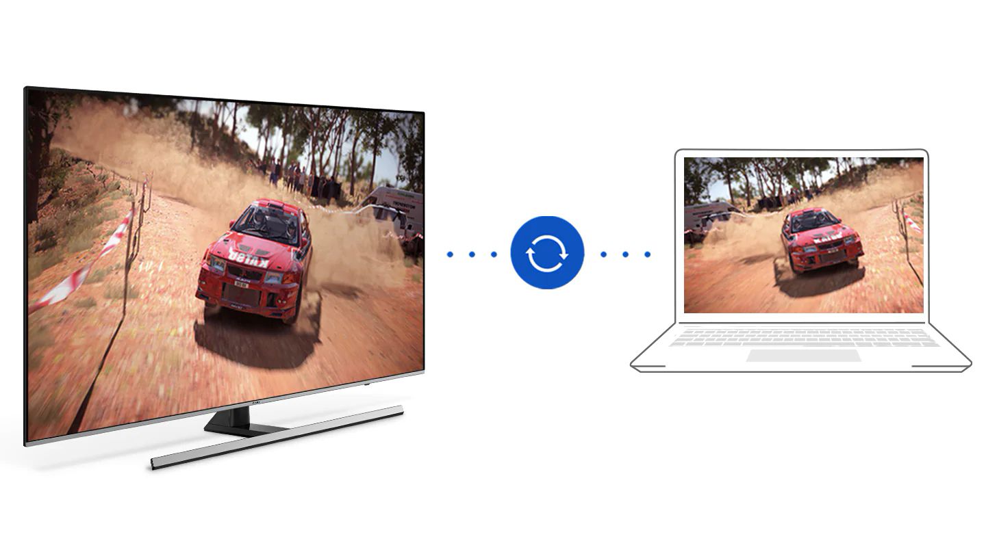نرم افزار Steam Link در تلویزیون سامسونگ NU8000