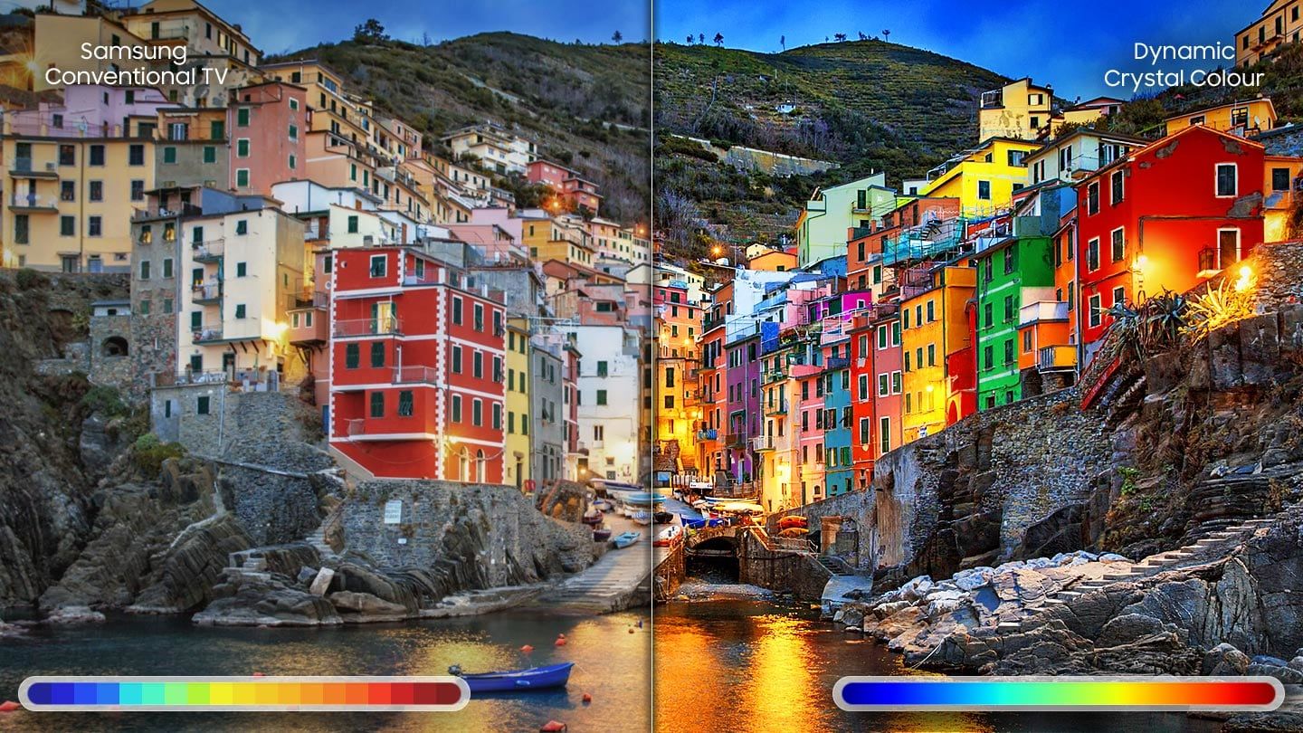 تکنولوژی Dynamic Crystal Colour در تلویزیون NU8000 سامسونگ