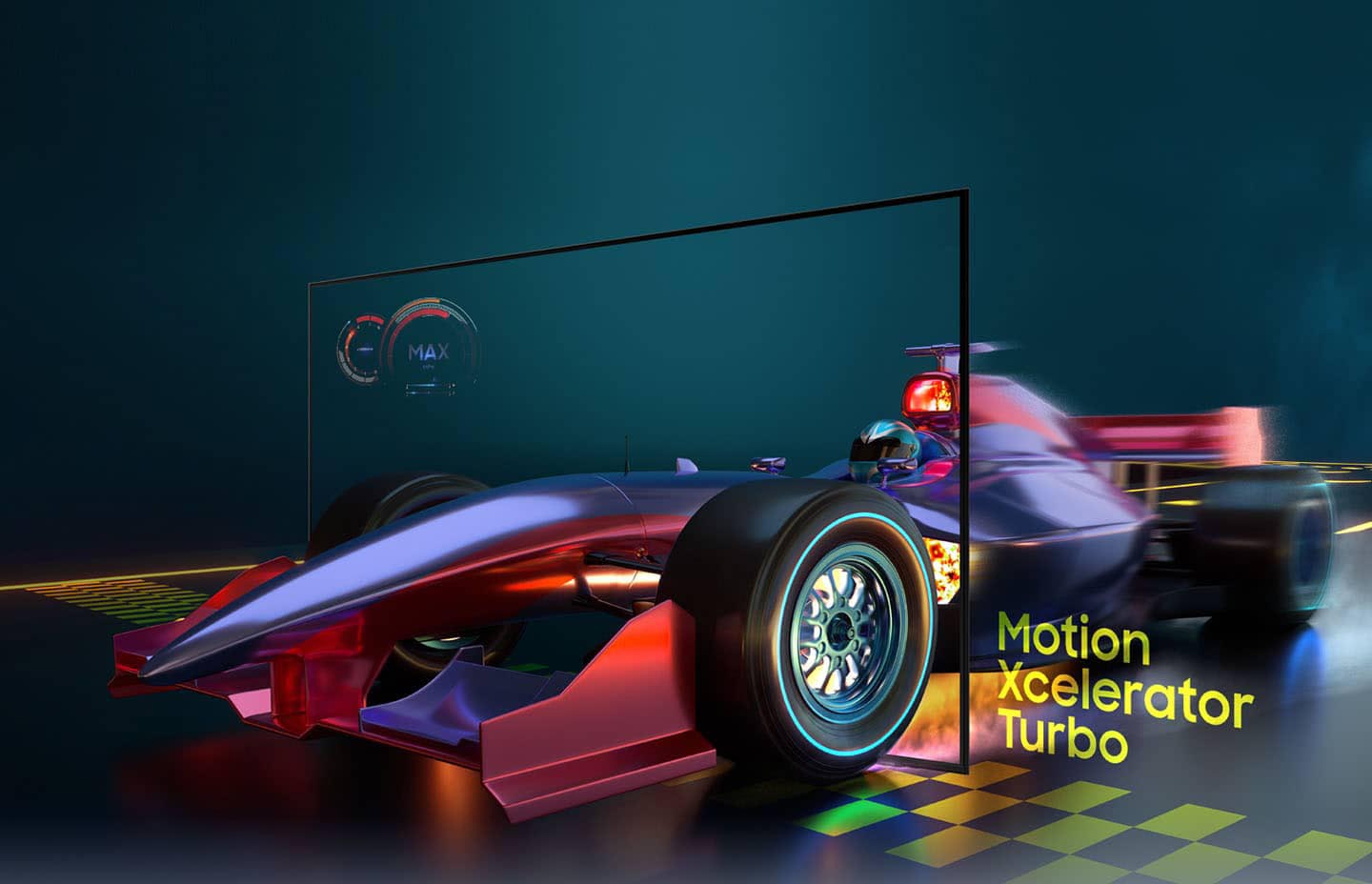 تصاویر روان و شفاف با تکنولوژی Motion Xcelerator Turbo در تلویزیون 65AU9000