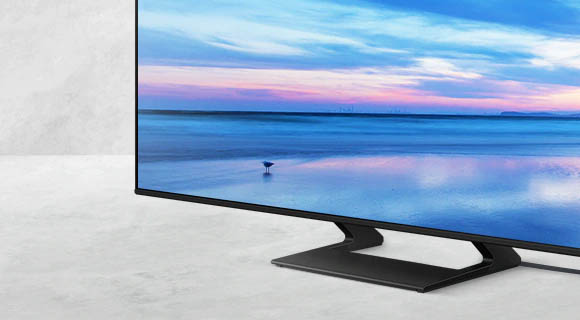 قابلیت مخفی کردن کابل ها در تلویزیون سامسونگ 65AU9000
