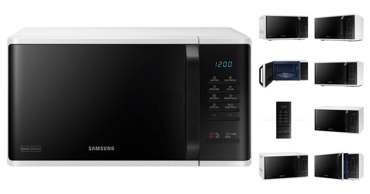 بررسی مشخصات مایکروویو سامسونگ MS23K3513AW رنگ سفید