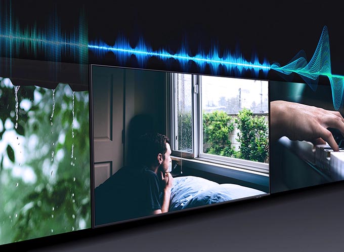 65Q60A سامسونگ دارای فناوری Adaptive Sound