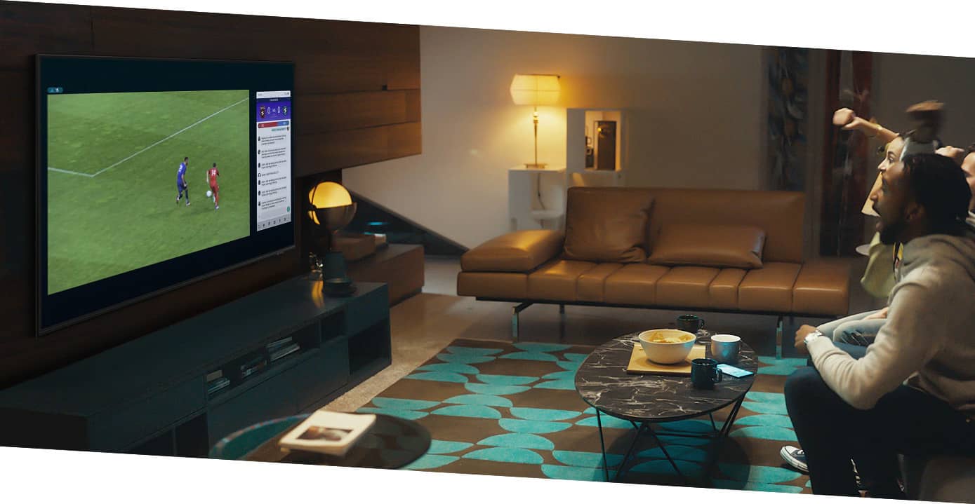 پخش همزمان دو محتوا با قابلیت Multi-View روی تلویزیون 65Q60A