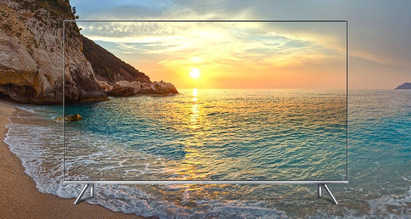 طراحی 360 درجه تلویزیون سامسونگ Q6F سایز 55 اینچ