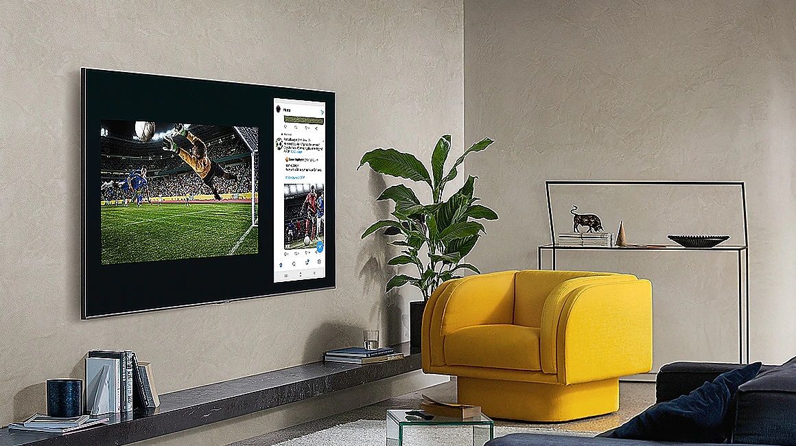 تلویزیون هوشمند سامسونگ 55Q70T با سیستم عامل Tizen