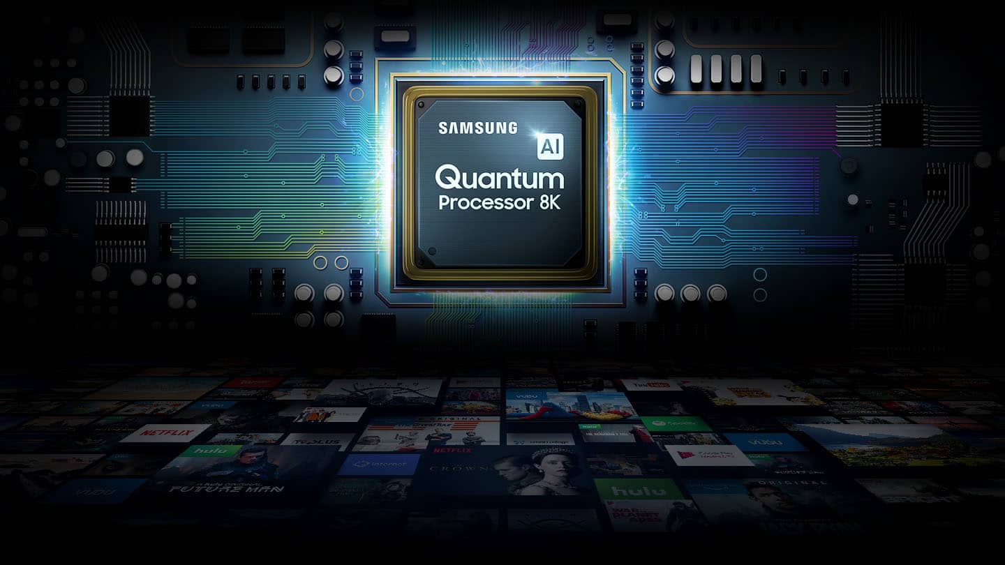 Samsung 98Q900R دارای پردازنده Quantom Processot 8K