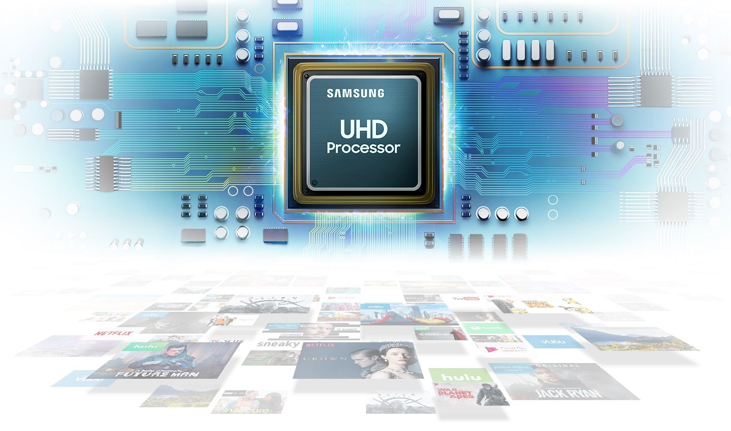 تولید تصاویر واقعی با پردازنده UHD 55RU7105 سامسونگ