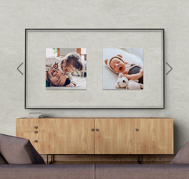تلویزیون 82TU8000 دارای قابلیت Ambient Mode و Gallery است