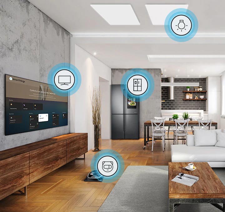 برنامه SmartThings در تلویزیون 82TU8000