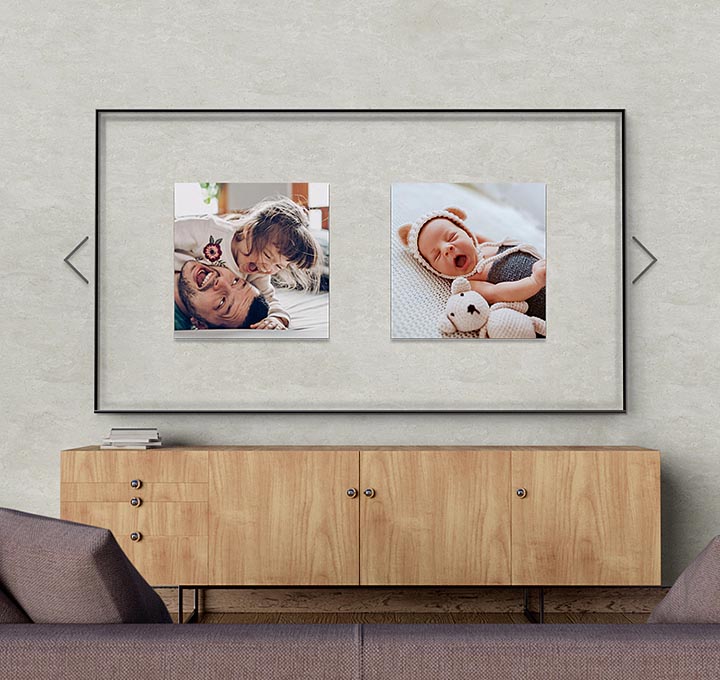 تلویزیون TU8100 دارای حالت Ambient و تبدیل به قاب عکس