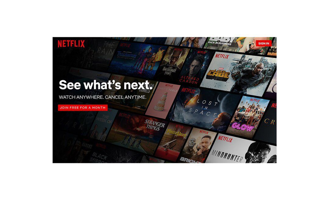 اشتراک رایگان شبکه Netflix در سونی 55X8000G