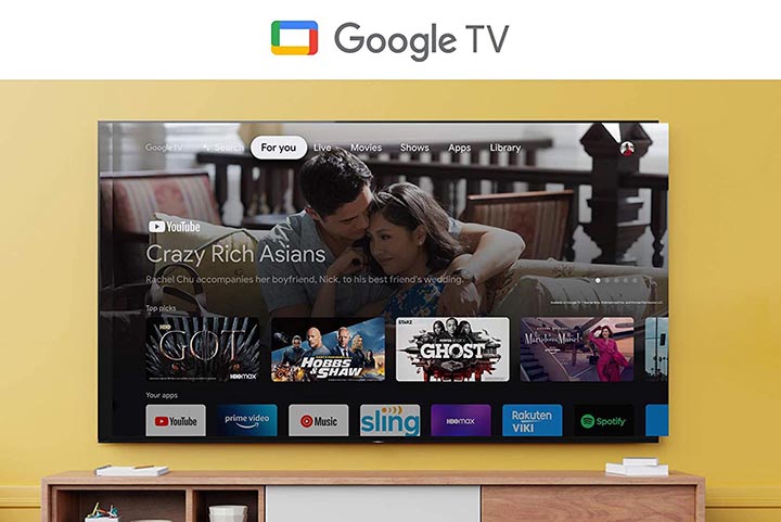 تلویزیون 2021 سونی X85J با رابط کاربری گوگل تی وی