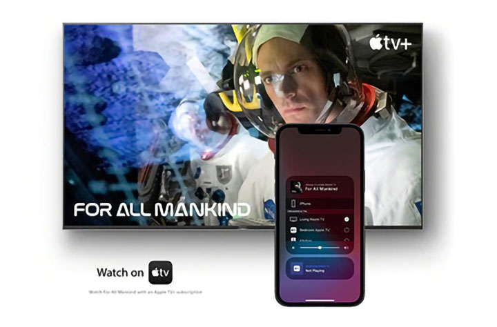 قابلیت اتصال دستگاه های شرکت اپل به تلویزیون هوشمند سونی X90J با برنامه AirPlay