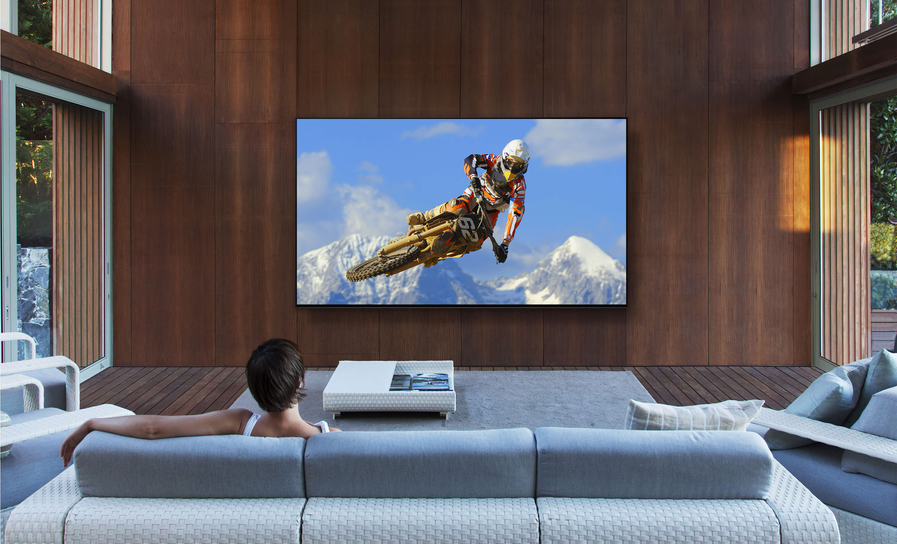 صفحه نمایش بزرگ تلویزیون 55 اینچ سونی X9500G